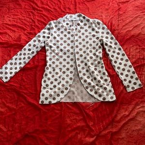 SOFI women viscose jacket blazer polkadot Small